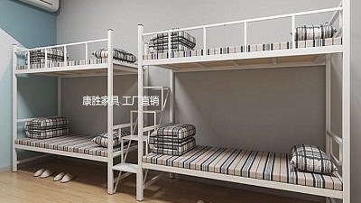 学生双层铁架床带给学生充足精神迎接中考